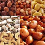 Bulk nuts for sale including: cashews, peanuts, almonds, and more