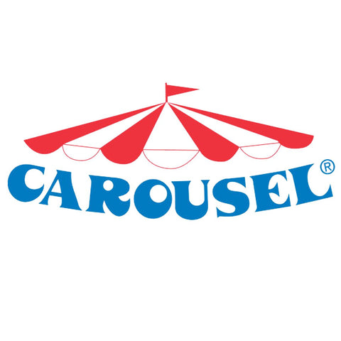 Logo for Carousel brand gum & machine