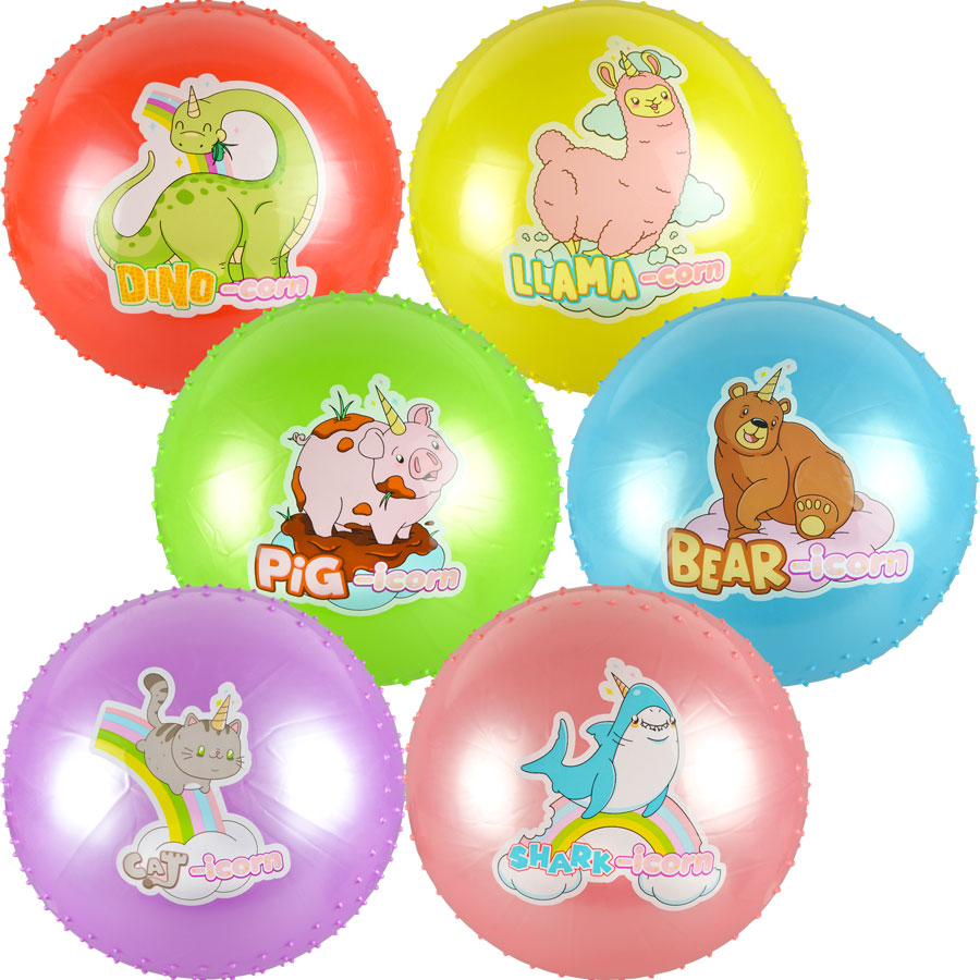 Animal-icorn Inflatable Knobby Balls