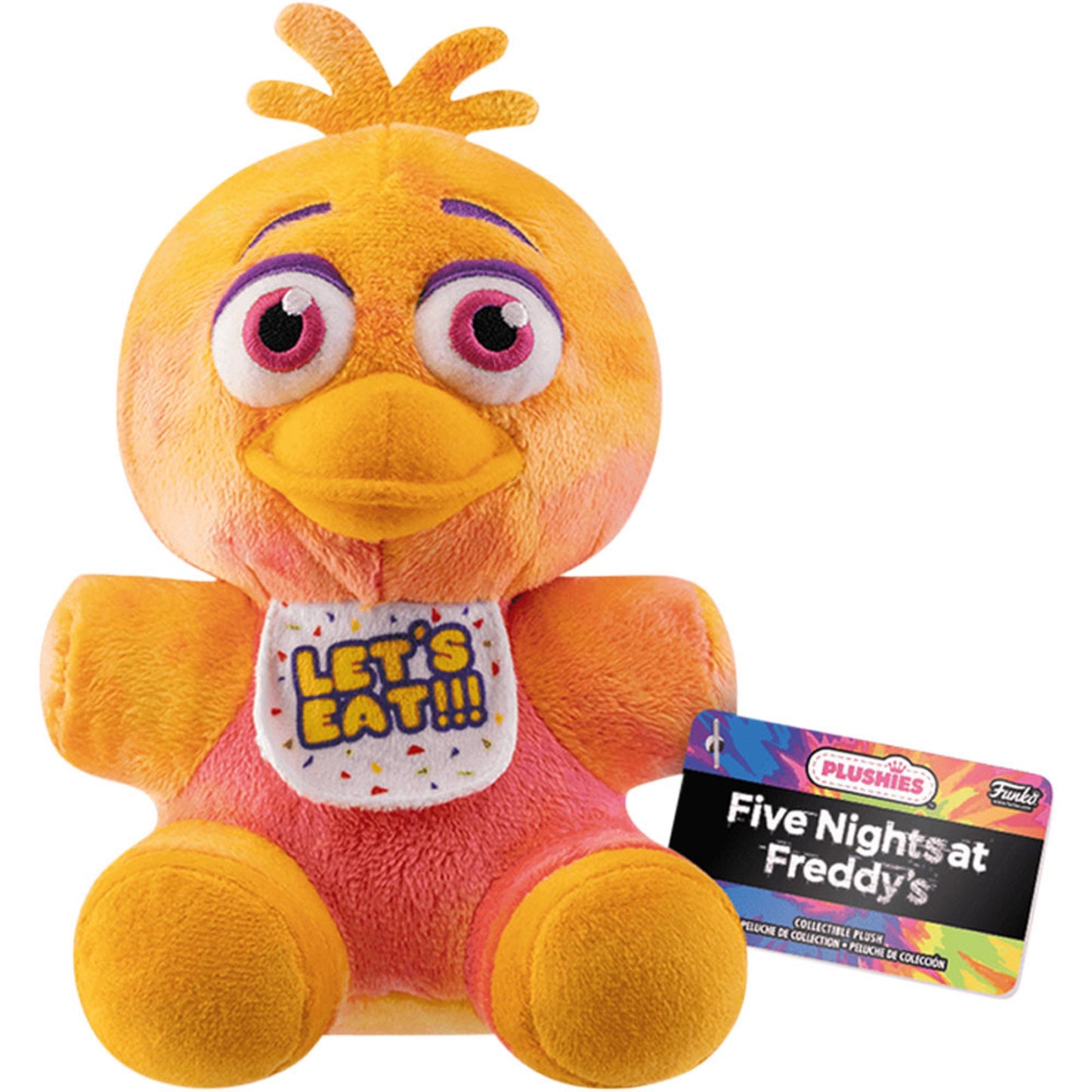 Five Nights At Freddys Tie Dye Chica 7in Plush (1ct.)