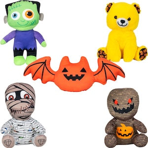Jumbo 100% Generic Halloween Plush 12in-15in Kit (40pcs)