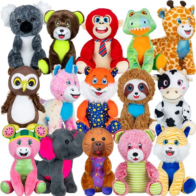 Jumbo Generic Plush 12in-14in Mix (40pcs)