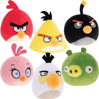 Angry Birds アングリーバード　ぬいぐるみ 8体セット Angry Birds 7in to 8in Plush (1ct.) | Gumball.com