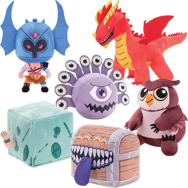 Dungeons and Dragons Plush 6in-11in Asst