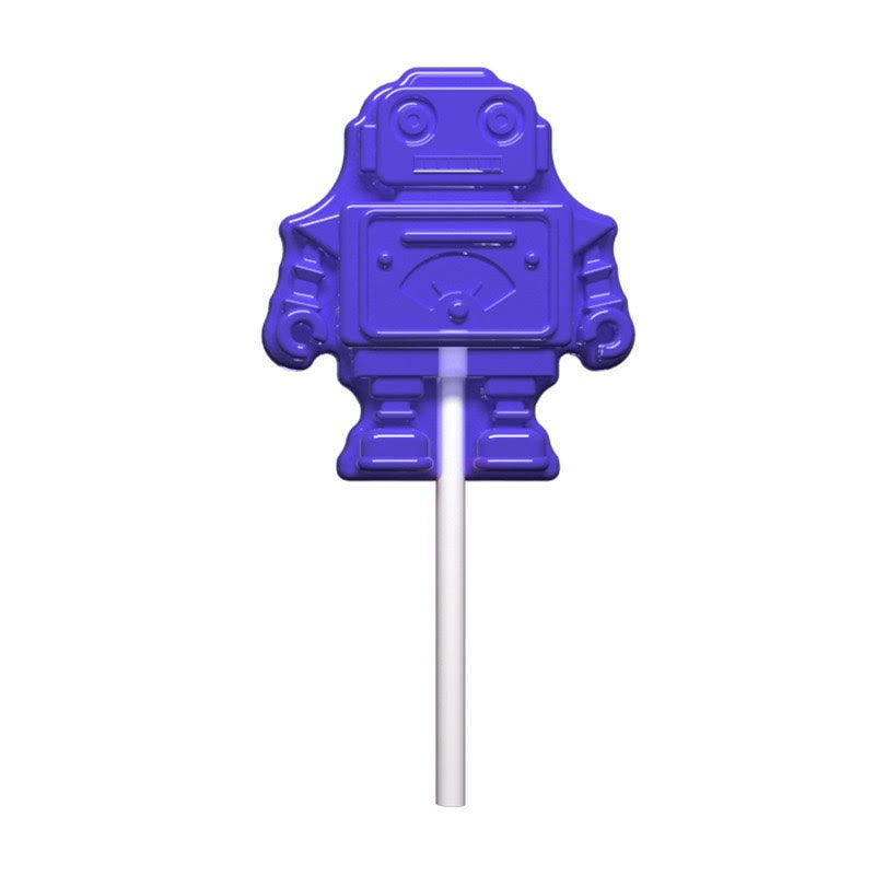 500 Ct. Box of Lollipops for Mr. Pop Robot Vending Machine Robotic Design Purple Grape Flavor Color