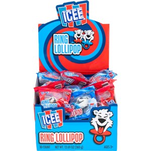 ICEE® Bear Lollipop Rings Display 30ct