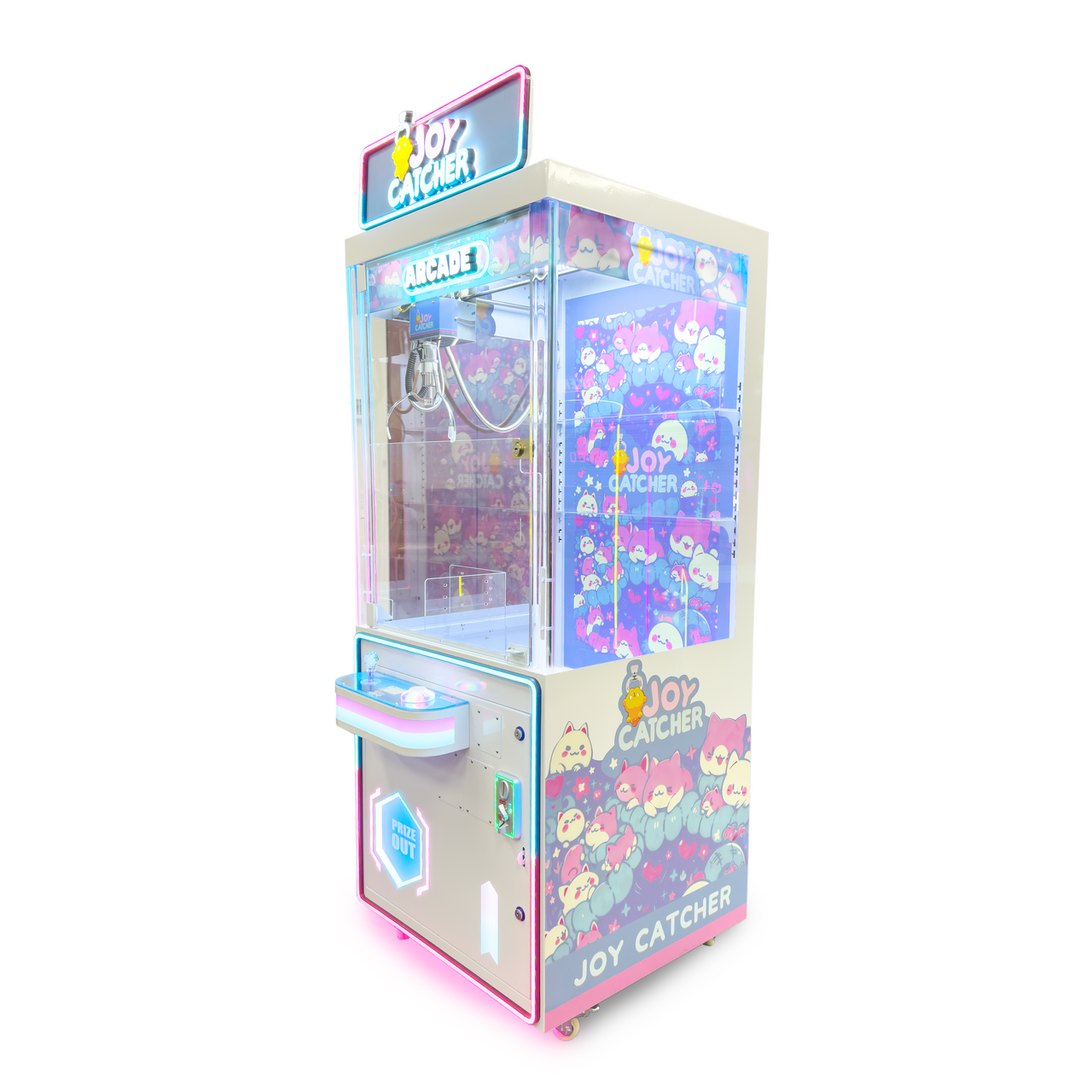 Blue Joy Catcher 31" Claw Crane Machine Product Image Angle View