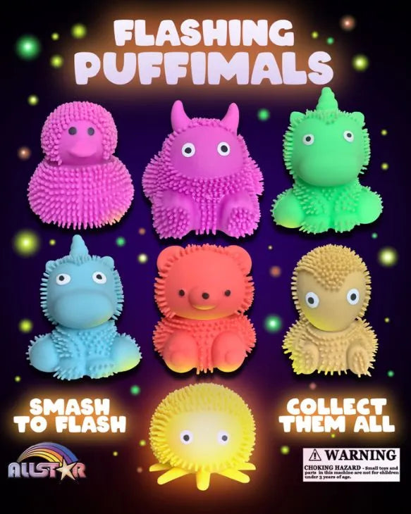 Flashing Puffimals #3 2" Capsules
