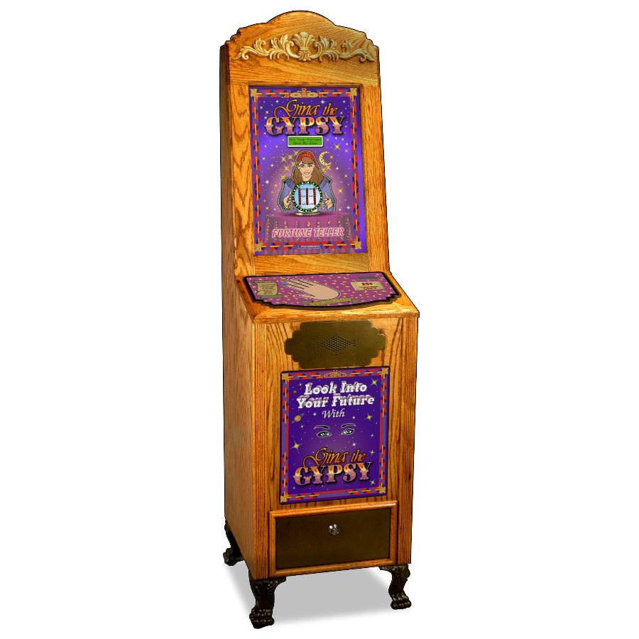 Gina the Gypsy Classic Oak Novelty Machine Product Image