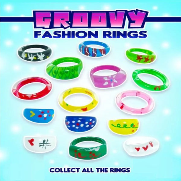 display card for groovy fashion rings 