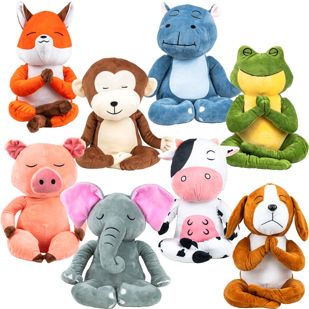 Meditating Animals Plush Kit Mix 40 ct. 11 in. Product Image