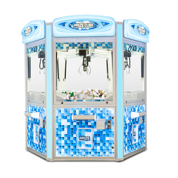 Prize Cube 6 Six Player Crane Claw Machine Product Image Front View