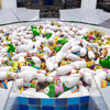 Prize Cube 6 Six Player Crane Claw Machine Product Image Inside Wheel Detail View