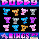 Puppy Dog Rings 1" Capsules