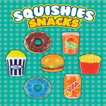 squishy snack toys display card