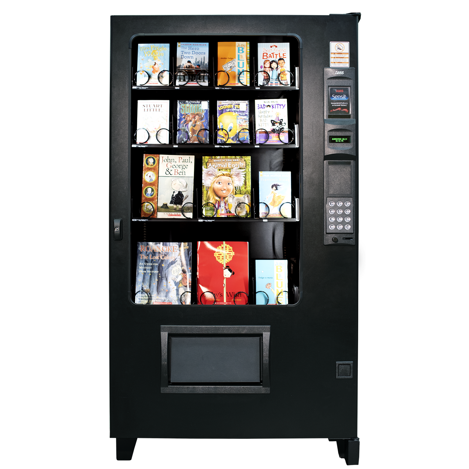 Seaga AMS Book Vending Machine No Graphic Product Image Front View