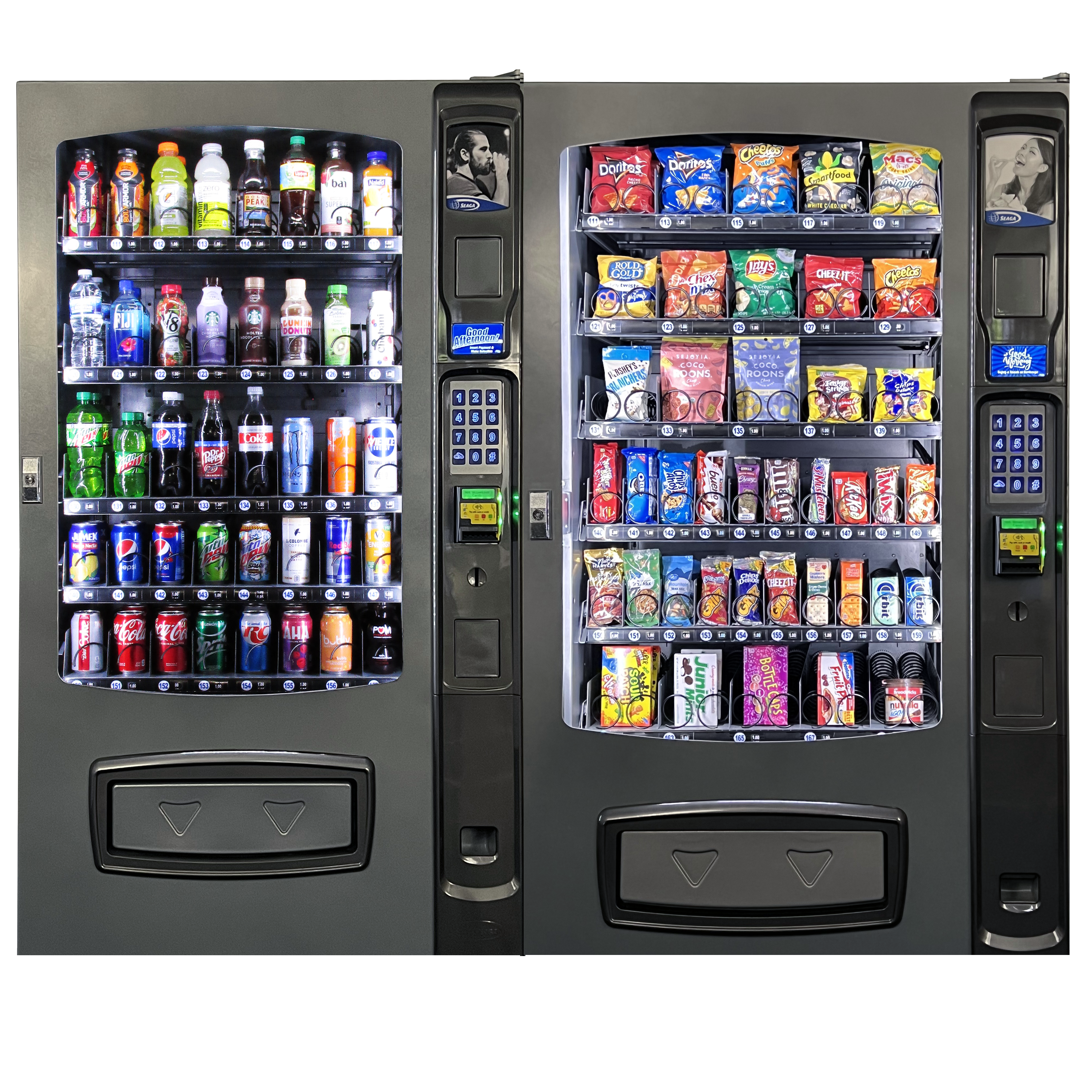 SNACK VAN 　使用済みマッチ Seaga ENV5S Snack & ENV5B Drink Vending Machine Bank | Gumball.com