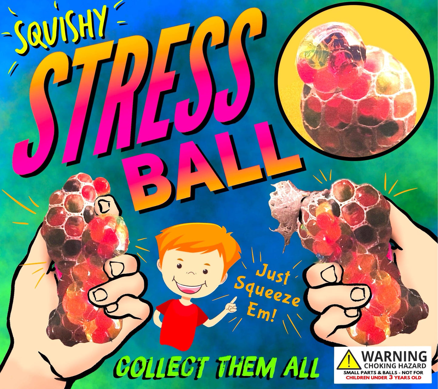 Stressballs in Nets 2" Capsules Product Image