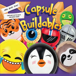 Capsule Buildables purple back display card
