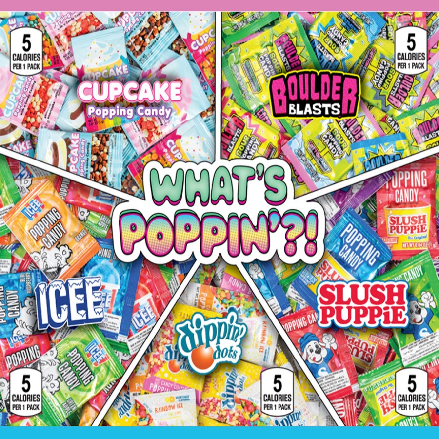 Popping Candy Mix in 2in Capsule