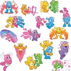 Care Bears™ Series 1 Tattoos in Folders - (300ct.)
