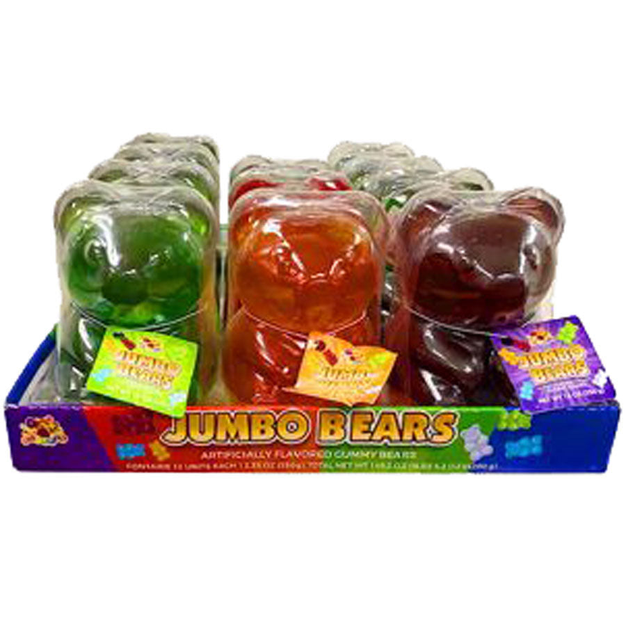 Giant 12oz Gummy Bear Assorted Display Box