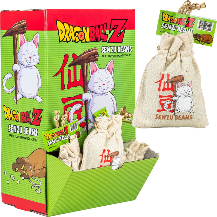 DragonBall Z Senzu Beans in Cloth Bags | Gumball.com DragonBall Z Senzu Beans in Cloth Bags | Gumball.com