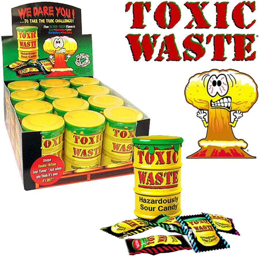 Toxic Waste® Candy Drum Display Box