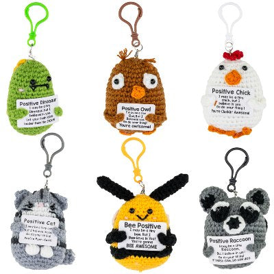 Crochet Animal Keychains (12pcs)