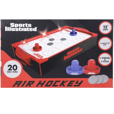 Sports Illustrated™ 19in LED Tabletop Air Hockey Set (1ct.)