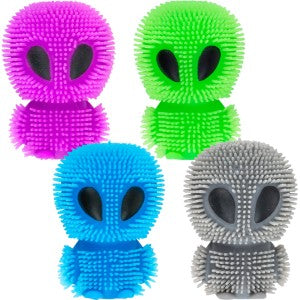 Light-Up Alien Puffer 3in Asst (12pcs)
