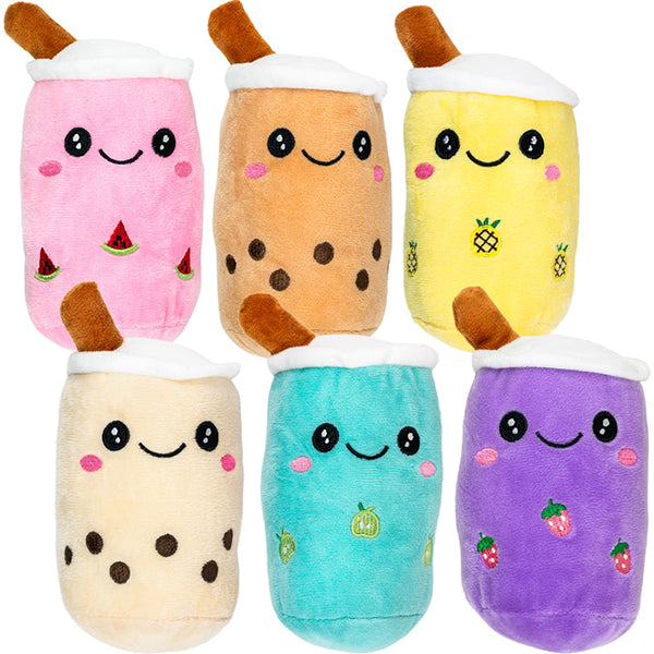 Boba Tea Plush 5in Asst (12pcs)