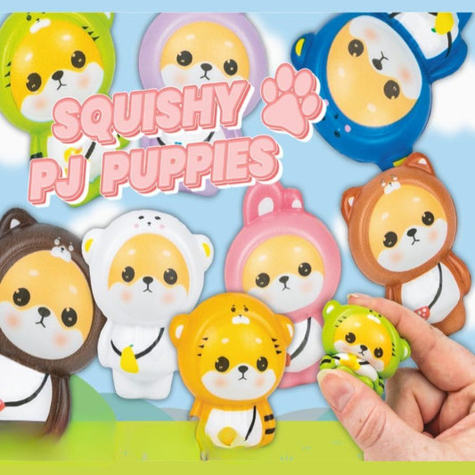 Squishy animals display card