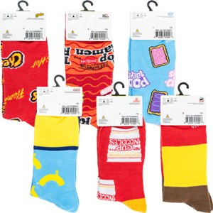 Licensed Socks 4" Interlocking Capsules (72pcs)