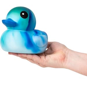 Rubber Marble Color Ducks 6in (12 pcs)
