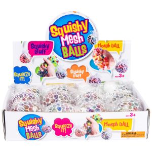 Rainbow 2.5in Mesh Bead Ball Display Box (12pcs)