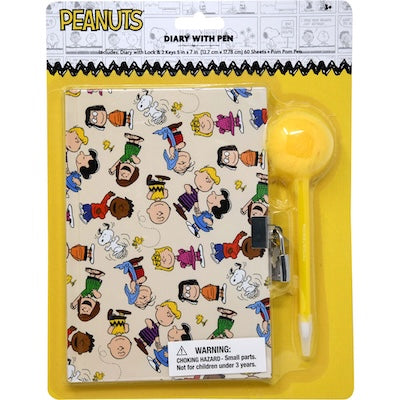 Peanuts Diary with Pom Pen (1ct.)