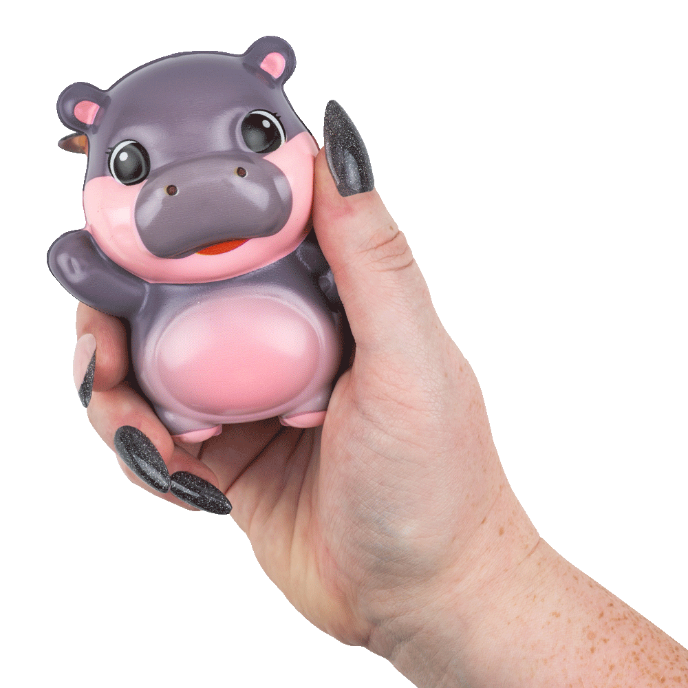 Squishy Bagged 4in Hippo (12pcs)