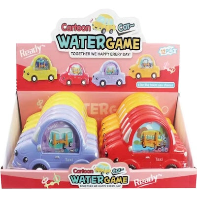 Cartoon Car Water Game 6in (12pcs)