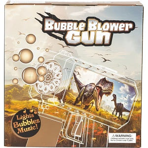 Deluxe Powerful Light Up Dinosaur Bubble Shooter (1ct.)