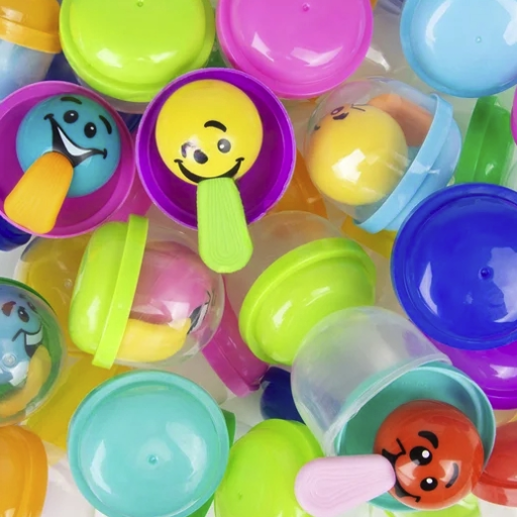 2" Stretch Tongue Silly Face Ball