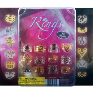 Wrap Rings Asst (100pcs)