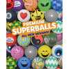 Assorted 45 mm superballs product display