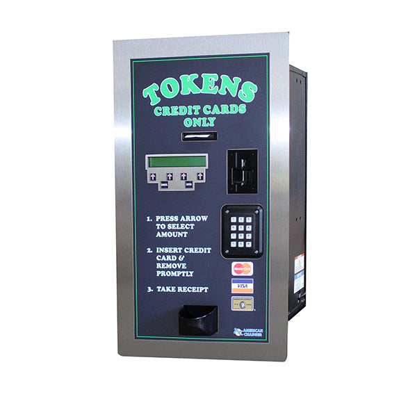 AC2007 Rear Load Credit Card-to-Token Dispenser Left View Product Image