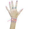 Boho Bracelets 2" Capsules Product View Hand Model Pink