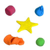 Bouncing play putty product detail of 5 vibrant colors and flexibility 