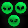 5 Inch Glow in the Dark Alien Balls Product detail glow in the dark