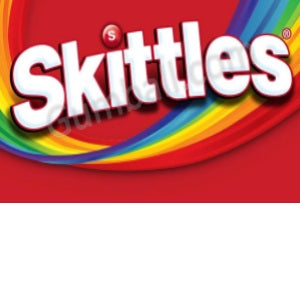 Skittles Vending Label