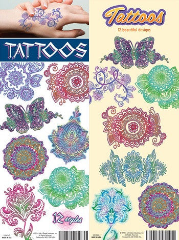 Henna vending tattoos product display