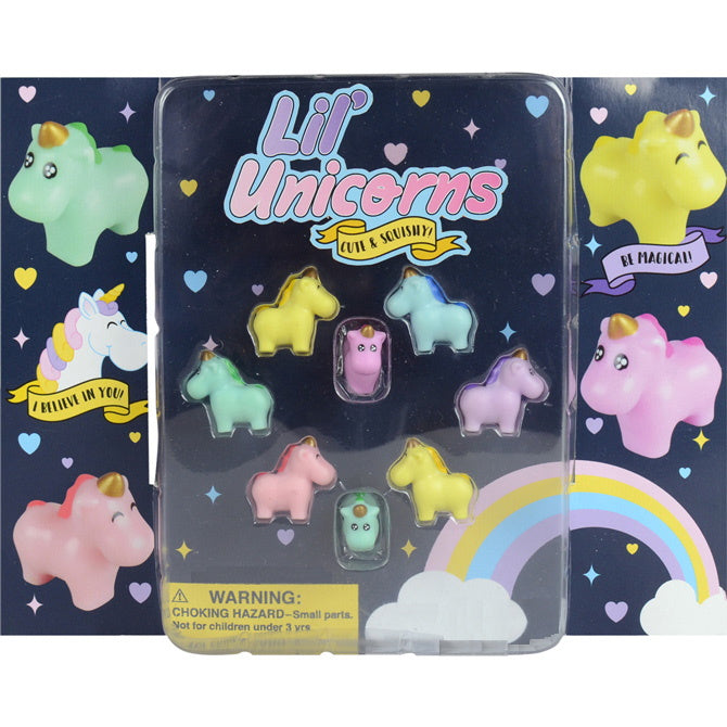 Lil' Unicorns 2" Capsules Product Display Back